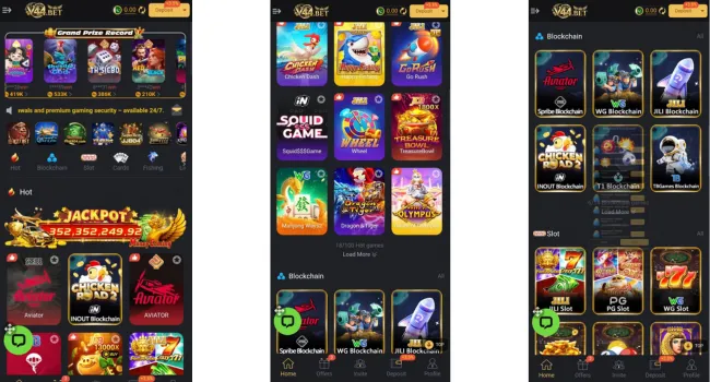 V44 Game Image with games