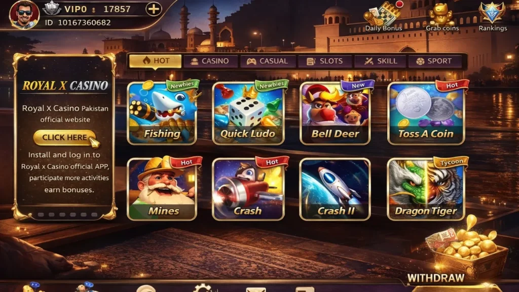 Casino X Casino Image with games