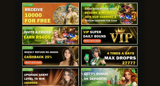 Y777 game rewards